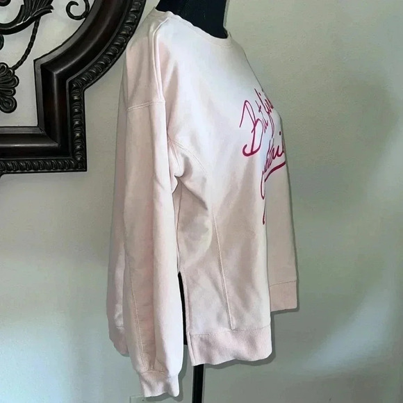 WILDFOX COUTURE But First Cocktails First Hudson Thermal Tee Pink Salt Medium - Picture 4 of 14